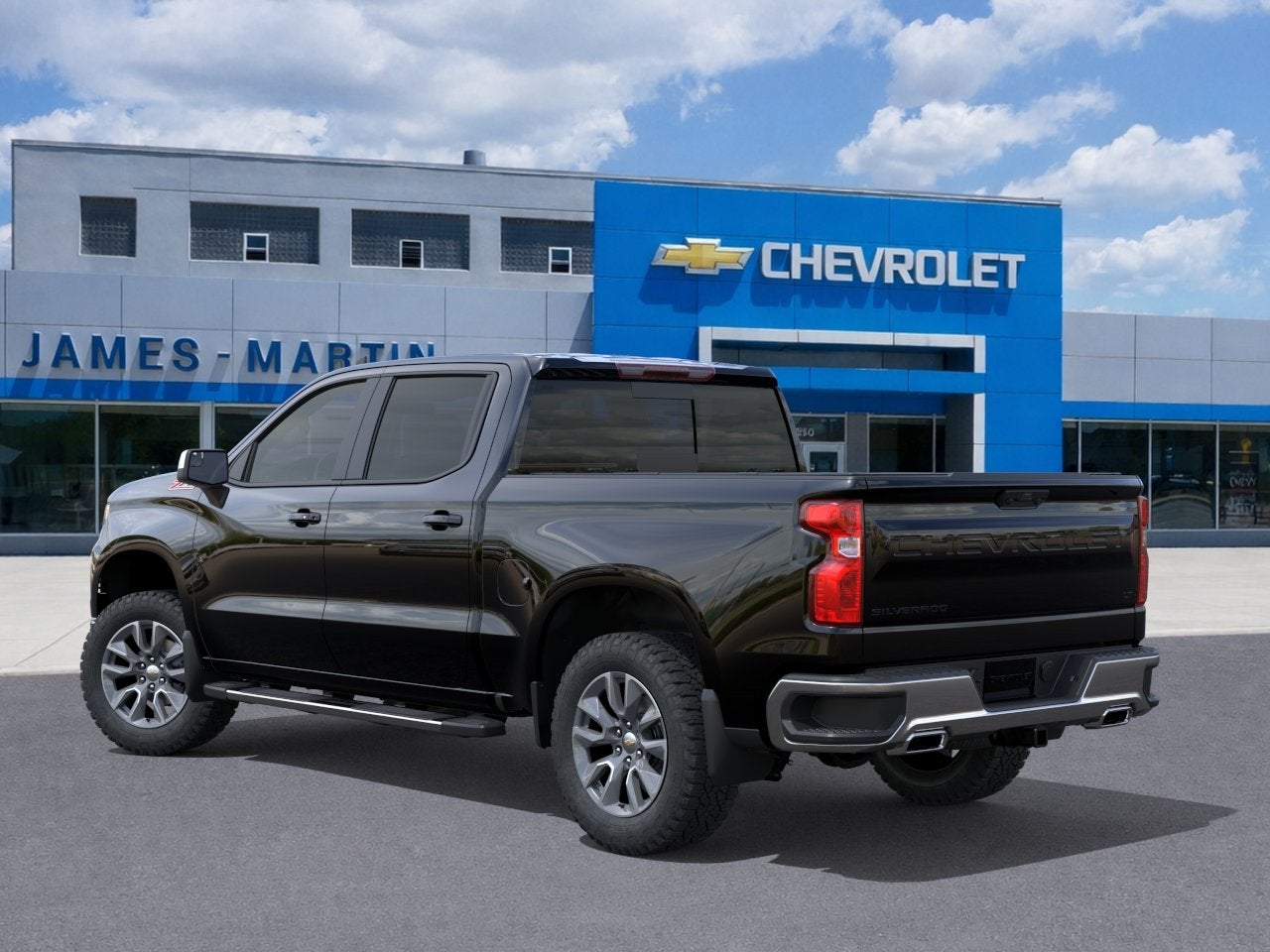 2026 Chevrolet Silverado 1500 — rear three-quarter view