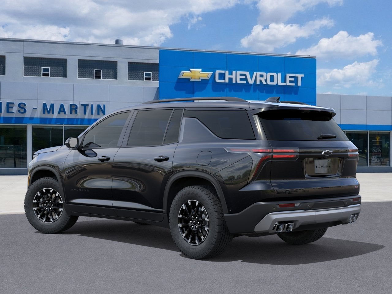2026 Chevrolet Traverse — rear three-quarter view