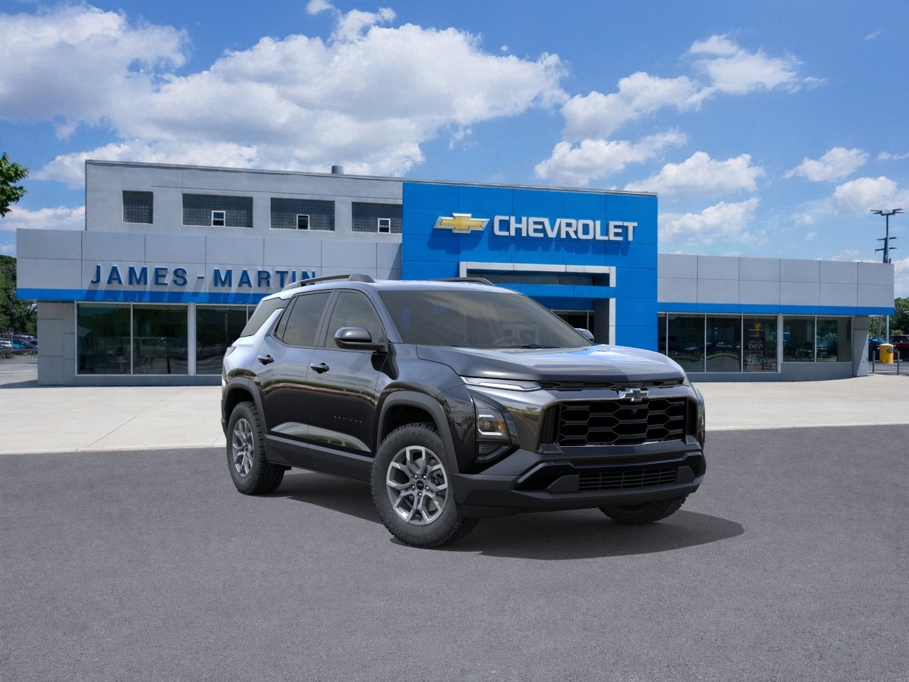 2026 Chevrolet Equinox ACTIV in Mosaic Black Metallic — front three-quarter view